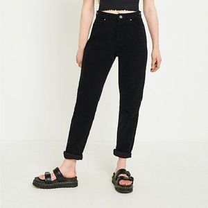 BDG Black Mom Corduroy Jeans - Size 24